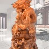 樹脂 龍抓珠擺件