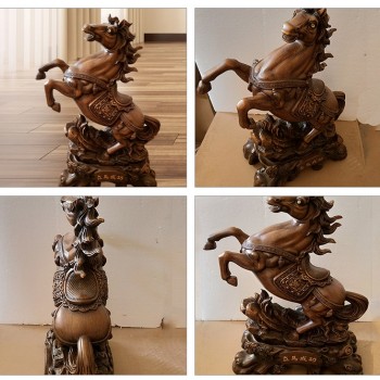 樹脂 馬擺件