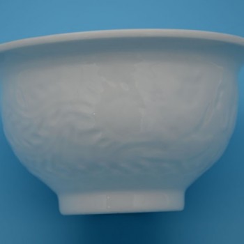 內府內畫 龍鳳呈祥紋白碗