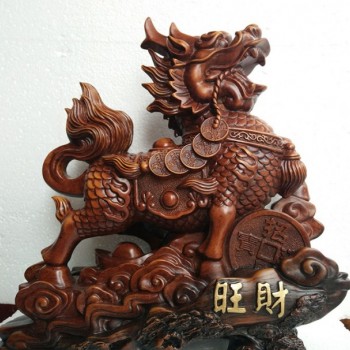 樹脂 麒麟擺件
