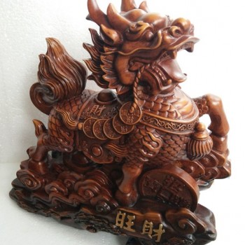 樹脂 麒麟擺件