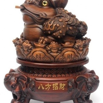 樹脂 金蟾擺件