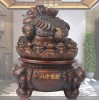 樹脂 金蟾擺件