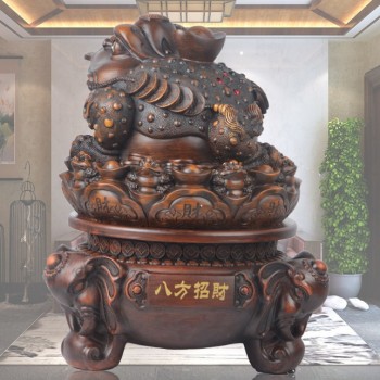 樹脂 金蟾擺件