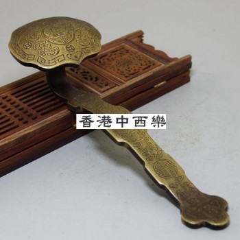 黃銅 如意擺件