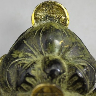 黃銅手工雕刻 小金蟾