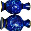 景泰藍 花絲銀藍 小花瓶 