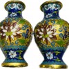景泰藍 花絲銀藍 小花瓶 