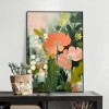 北歐風清新 花卉 晶瓷面掛畫 裝飾掛畫連鋁畫框 40X60CM DF