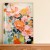 北歐風清新 花卉 晶瓷面掛畫 裝飾掛畫連鋁畫框 40X60CM DF