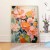 北歐風清新 花卉 晶瓷面掛畫 裝飾掛畫連鋁畫框 60X80CM DF