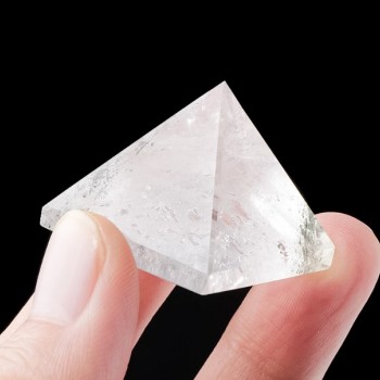 天然白水晶 金字塔 白水晶塔擺件