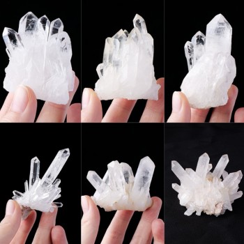 天然 白水晶塊 白晶簇 80-120G