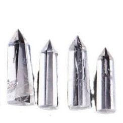 天然白水晶 水晶柱 六稜單尖柱 擺件