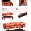 加厚型 高檔古典布藝 升降鋼琴凳 帶琴箱 