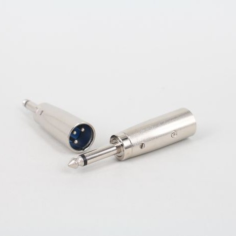 單聲道 6.5 JACK 頭 轉卡農音頻 公/母 轉接頭