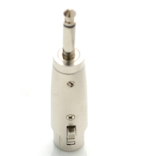 單聲道 6.5 JACK 頭 轉卡農音頻 公/母 轉接頭