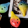 6孔中音C調陶笛 炫彩星空系列