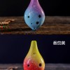6孔中音C調陶笛 炫彩星空系列