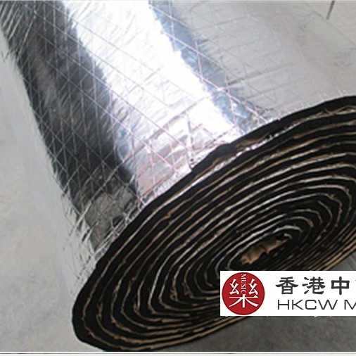 1米X1米 1CM 厚 帶背膠 鋁紙面 隔音棉 