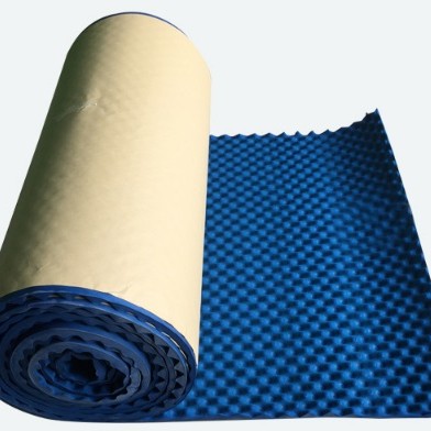1米X1米 2CM 厚 彩色款 帶背膠 隔音 波浪棉