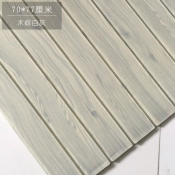 3D 立體長條木紋款 彈性磚牆貼