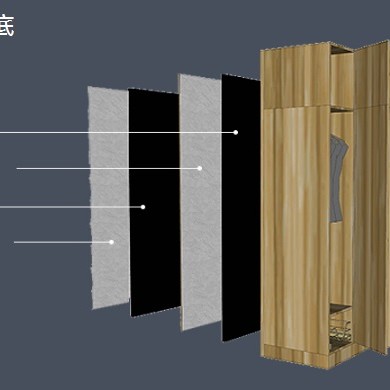 60X60CM  鐵粉牆身 隔音氈 阻尼隔音毡 (1.2mm厚)