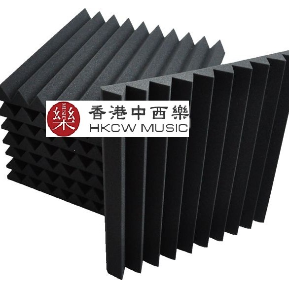 5CM厚 長槽 三角形 隔音 吸音棉   50X50CM