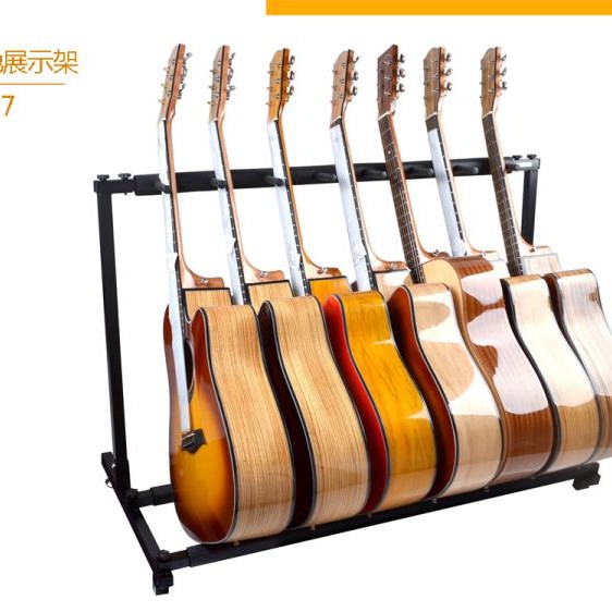 多把結他展示架 