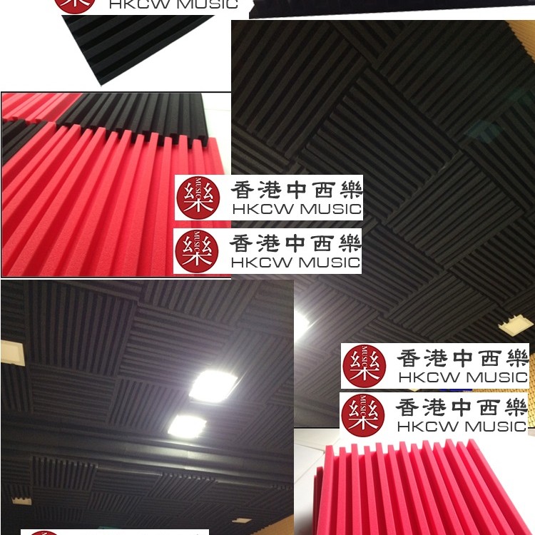 5cm 厚 長槽天花擴散 吸音海綿 50X50CM
