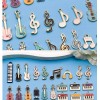 滴油 音樂 結他 提琴鋼琴 音符吊墜 DIY 手工飾品 匙扣 一套40個