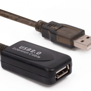 USB 2.0 數據 信號放大延長線 帶IC芯片延長線 5米長