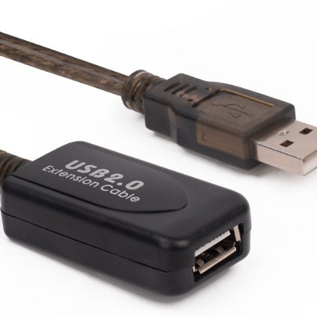 USB 2.0 數據 信號放大延長線 帶IC芯片延長線 5米長