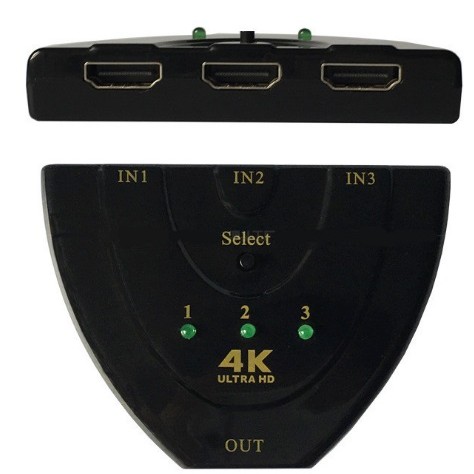 HDMI 一開三 切換器 三進一出 分屏器