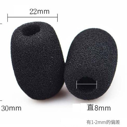 迷你 加厚海綿 咪套 咪罩 領夾式 咪套  耳機咪套