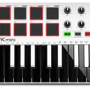 AKAI MPK Mini MK2 MIDI KEYBOARDS WHITE Special Edition 白色特別版