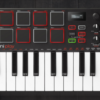 AKAI MPK Mini Play MIDI KEYBOARDS 內置喇叭