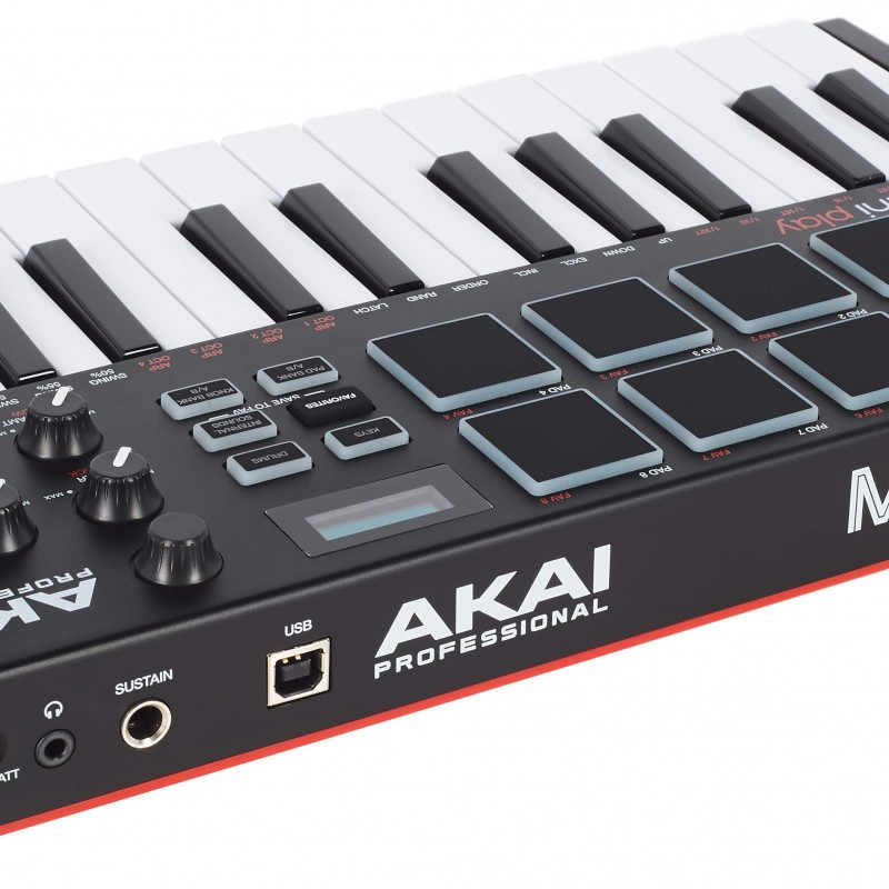 AKAI MPK Mini Play MIDI KEYBOARDS 內置喇叭