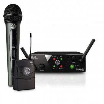 AKG WMS40 Mini Dual VOCAL Instrument Set (mini2 Mix Set)