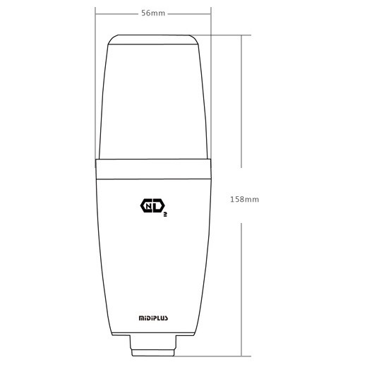 MIDIPLUS CND2 Microphone 錄音電容咪