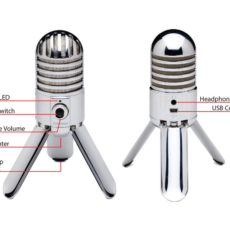 Samson Meteor mic 便攜錄音電容mic USB mic