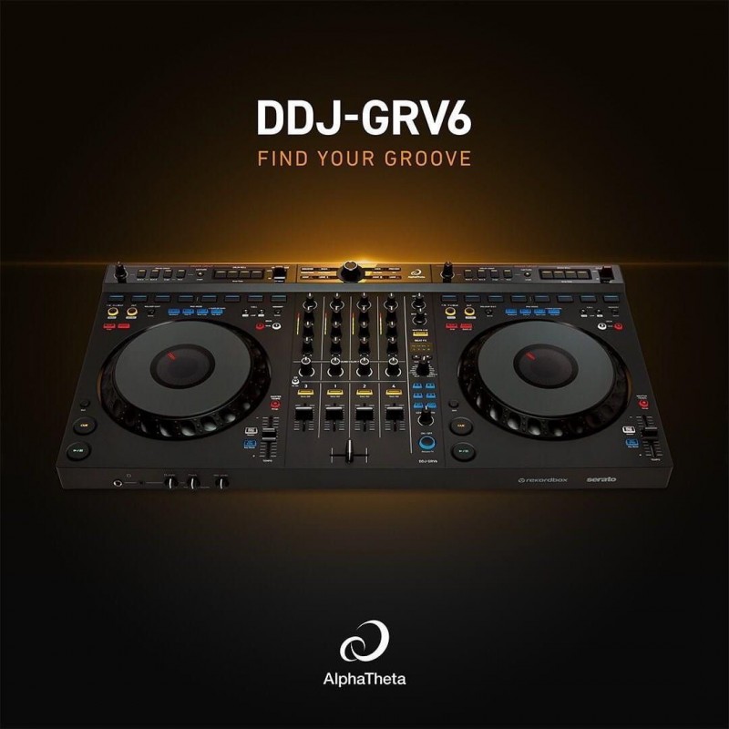 AlphaTheta DDJ-GRV6 Pioneer DDJ-GRV6 DJ Controller
