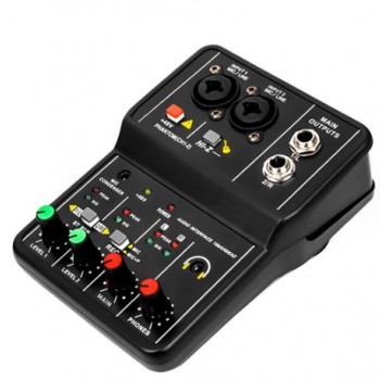 Q12 電腦手機音效卡 sound card 錄音混音器 小型 Mixers