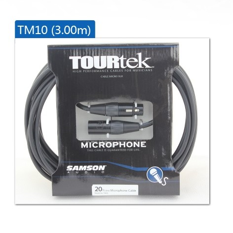 SAMSON TM10 Tourtek 系列 3米 音頻 XLR線 