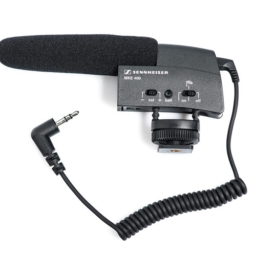 Sennheiser MKE 400 Compact Video Camera Shotgun Microphone
