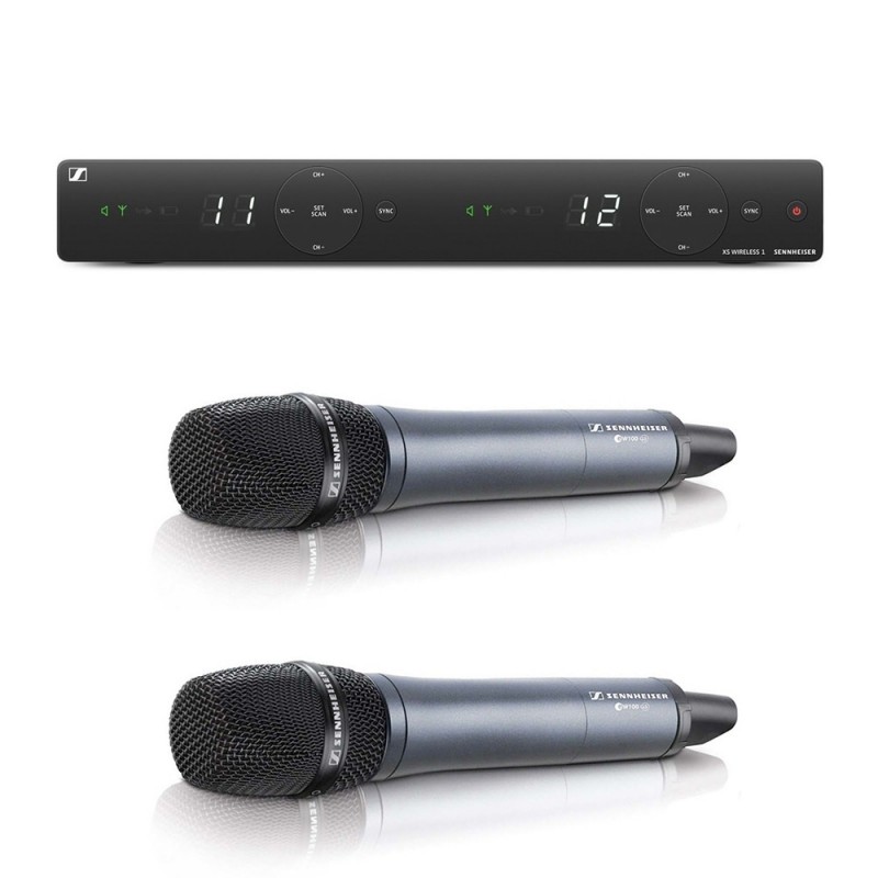 Sennheiser XSW 1-835 DUAL Wireless Dual Handheld Microphone System