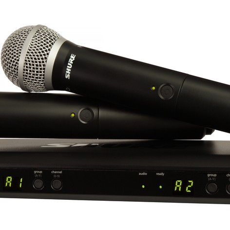 SHURE BLX288/PG58 WIRELESS DUAL VOCAL SYSTEM