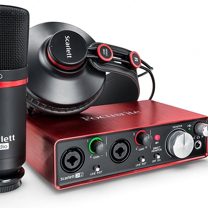 focusrite scarlett 2i2 studio pack 2nd gen 錄音套裝