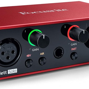 focusrite scarlett Solo (3rd Gen) USB Audio Interface 