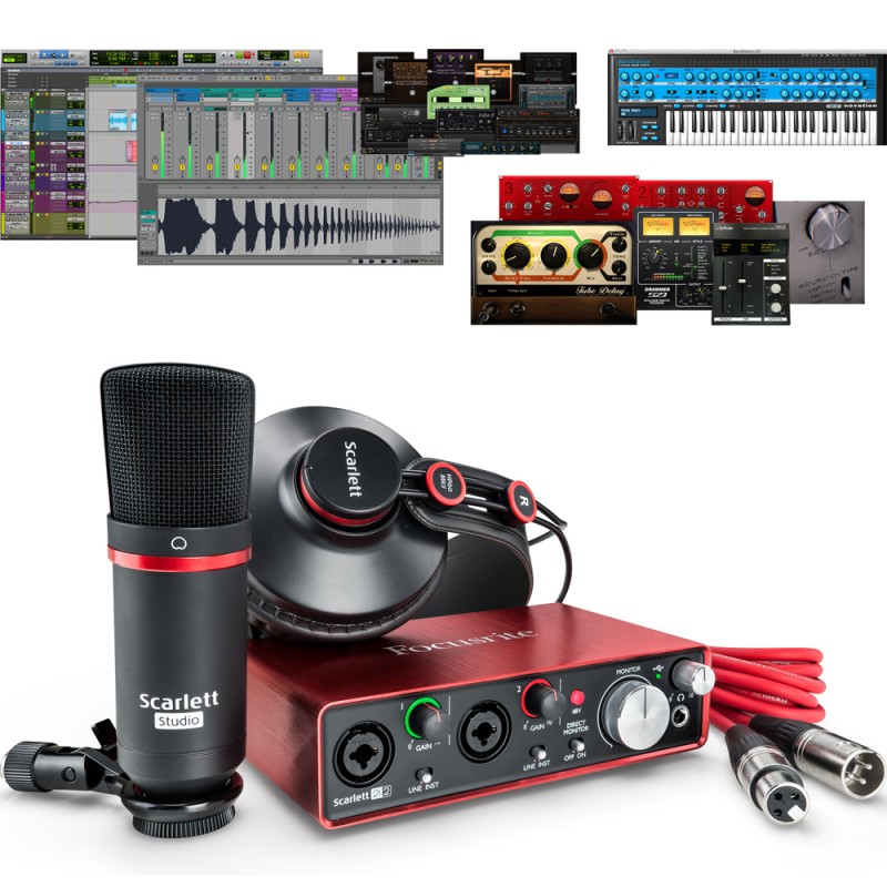 focusrite scarlett 2i2 studio pack 2nd gen 錄音套裝
